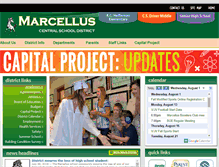 Tablet Screenshot of marcellusschools.org